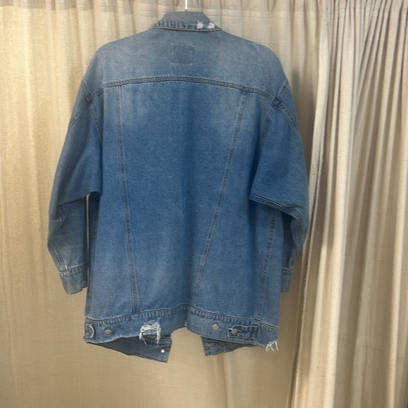 Distressed Denim Jacket - Love Tree Denim - Picture 2 of 7
